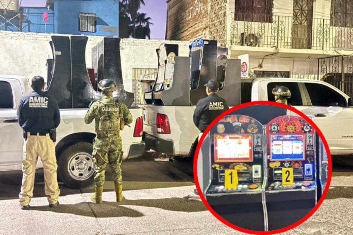 Aseguran 31 máquinas tragamonedas en operativos en Guaymas