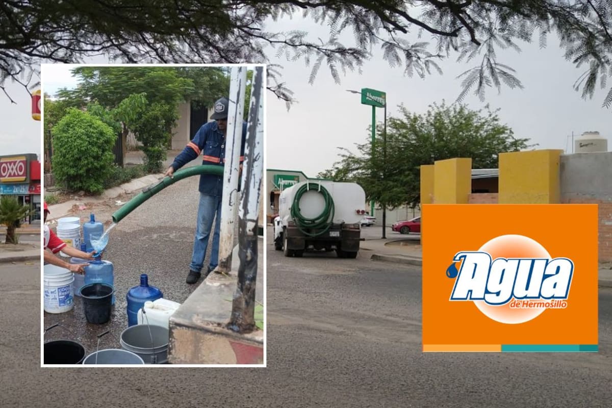 Familias sin agua en Hermosillo pueden pedir una pipa gratis al 073 mientras se normaliza el servicio