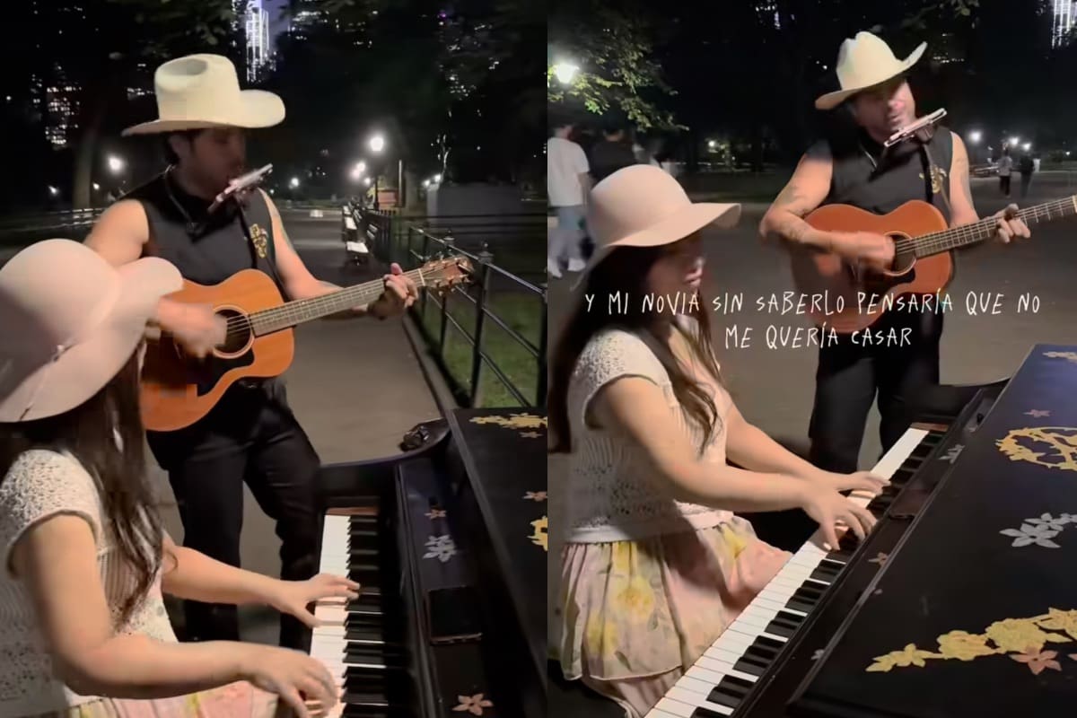 Brandon Ramírez y Satoko sorprenden en Central Park con country sonorense junto a Sing for Hope