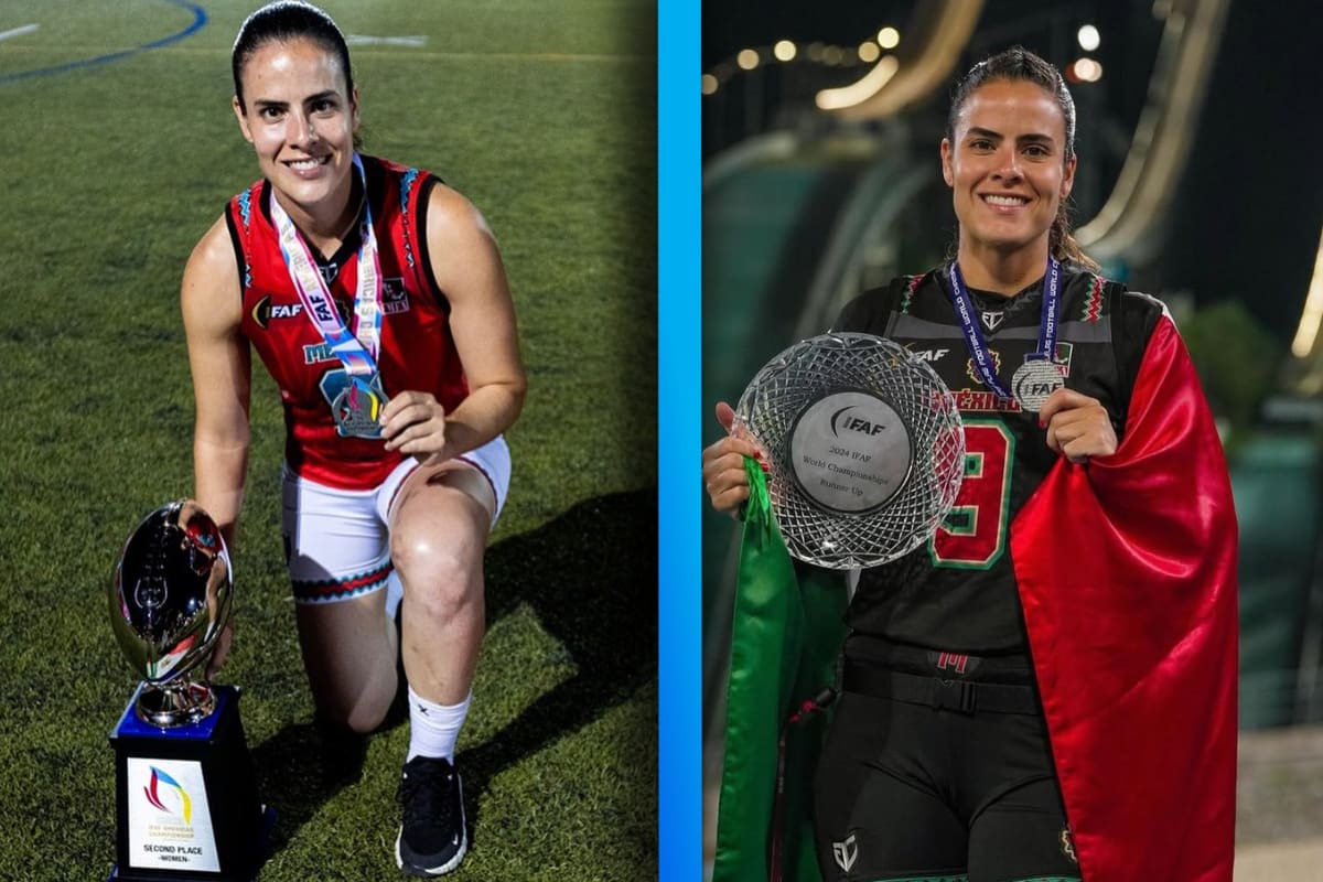 ¿Quién es Ana Aguayo? Bicampeona sonorense de Flag Football