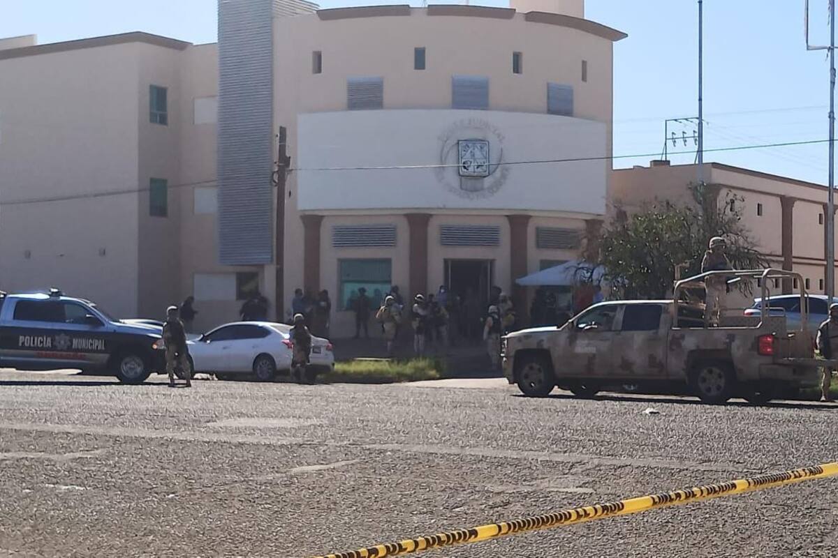 Ataque armado en los juzgados de Cajeme deja al menos dos víctimas