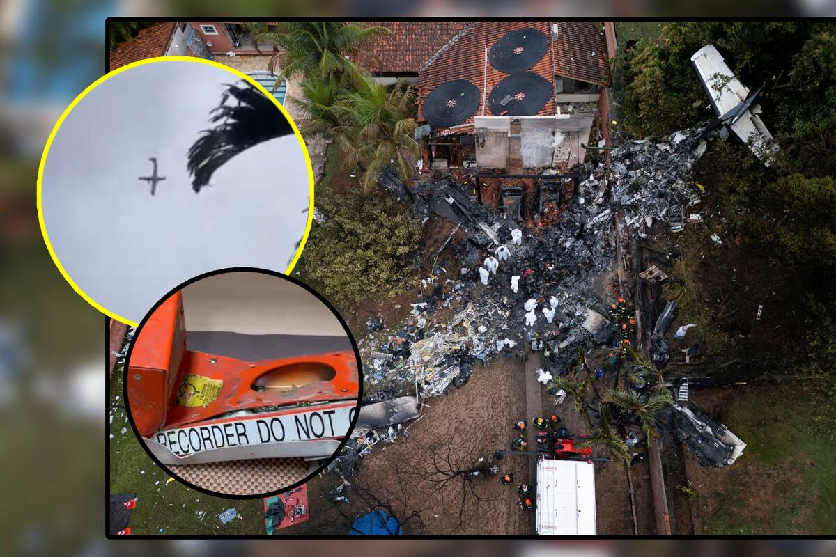 Sale a la luz la grabación de la caja negra del avión que se estrelló en Brasil y dejó 62 muertos: ¿Qué se escucha?