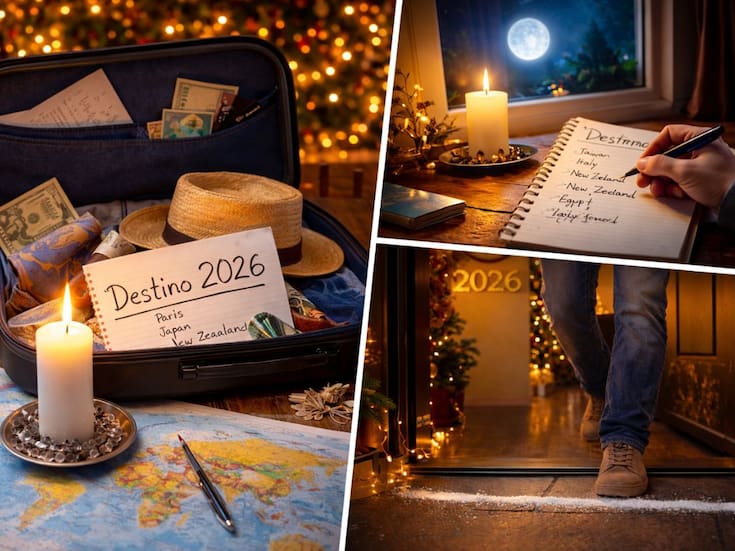 5 rituales de Año Nuevo infalibles para atraer viajes y nuevas aventuras en 2026