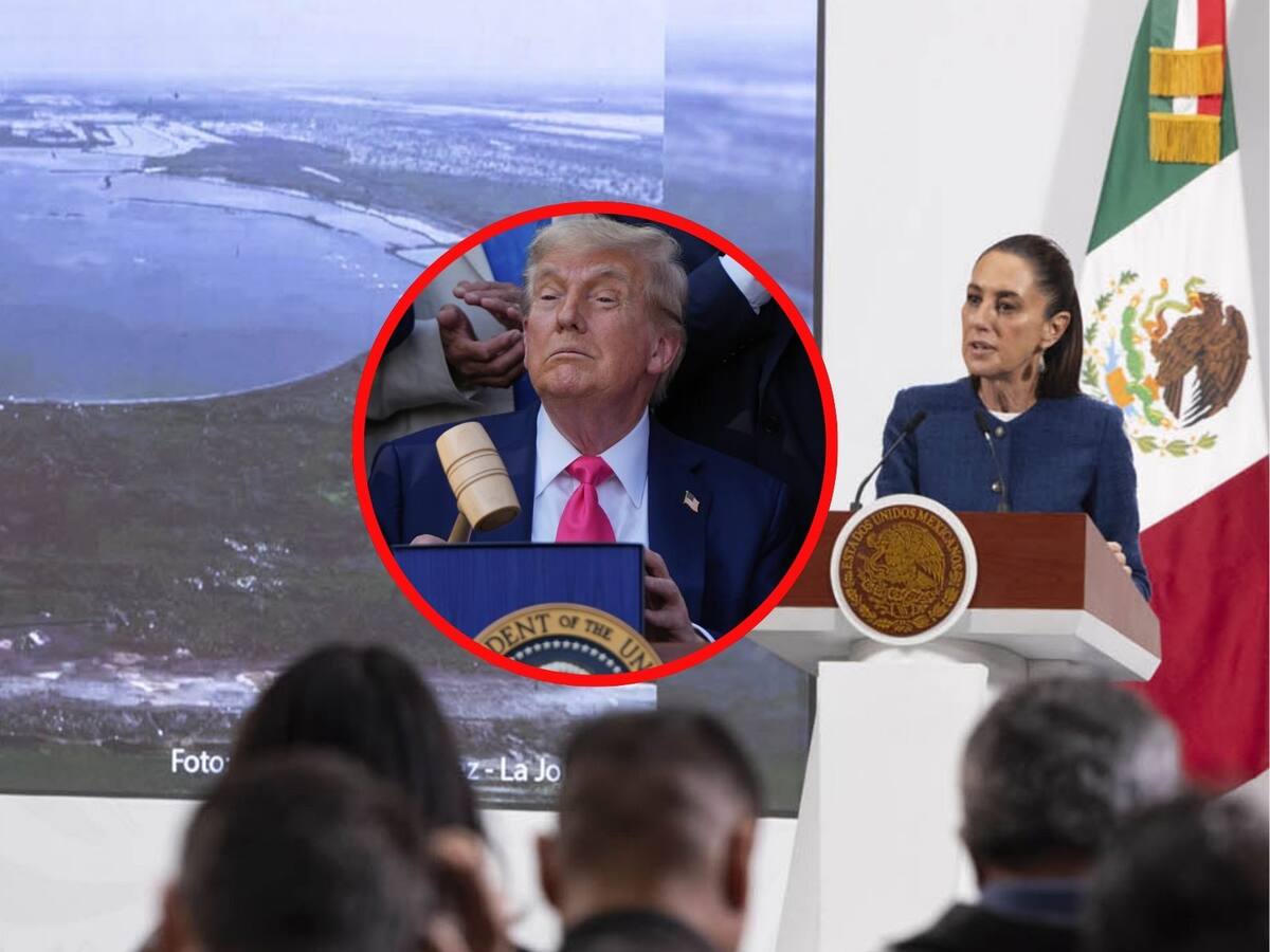 “No hemos sido notificados”, dice Sheinbaum sobre rechazo de EEUU a solicitudes de vuelo de México. | Crédito: Presidencia MX/AP