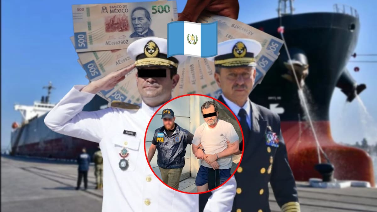 El contralmirante Fernando Farías fue finalmente detenido por huachicol fiscal, se escondía en Argentina con documentos falsos de Guatemala. | Especial GH