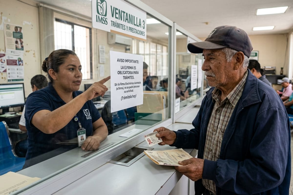 IMSS hará obligatoria la e.firma para trámites en línea: sin firma electrónica vigente no podrás realizar altas patronales, movimientos de trabajadores ni gestionar el Registro Patronal Único a partir de su entrada en vigor