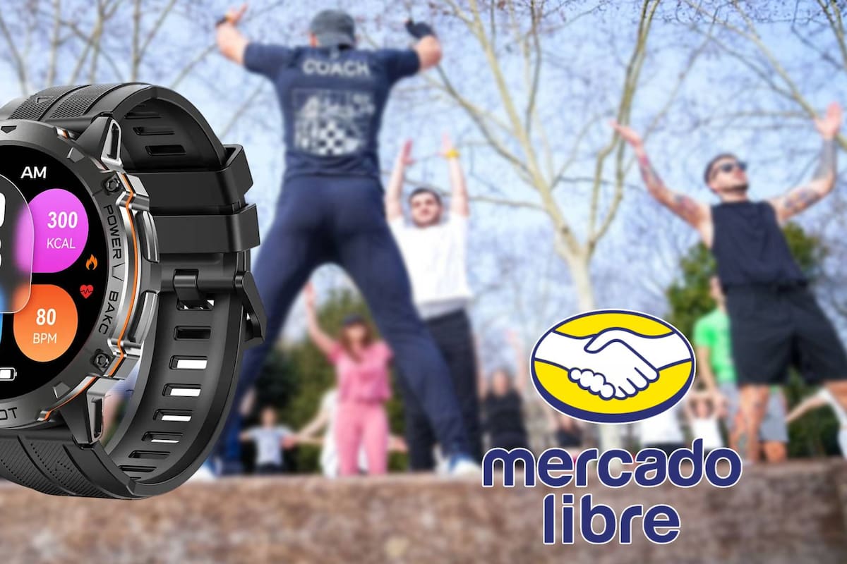 El smartwatch Cubot X3 que combina llamadas, funciones con IA y una batería de hasta 100 días, que vende Mercado Libre por menos de 800 pesos