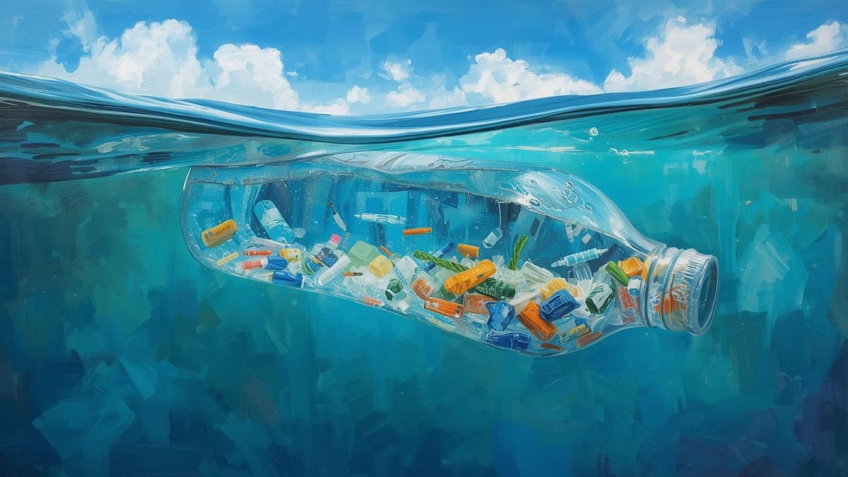 Los microplásticos provienen de objetos de uso cotidiano como botellas de agua, envases y textiles, y pueden ingresar al cuerpo sin que las personas lo noten.|Foto: Canva