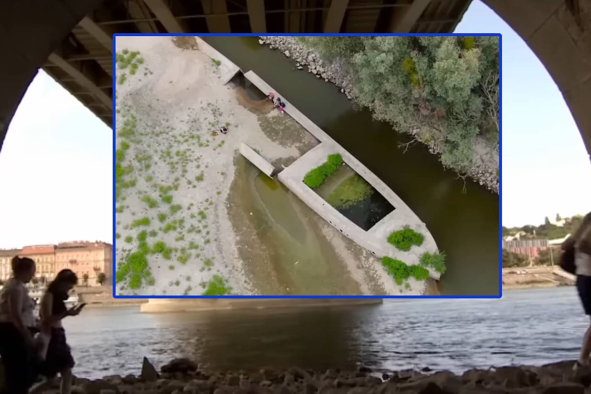 Restos de embarcaciones ocultas durante décadas aparecen luego que disminuyera a niveles históricos el río Danubio, esto por la falta de lluvias y el calor