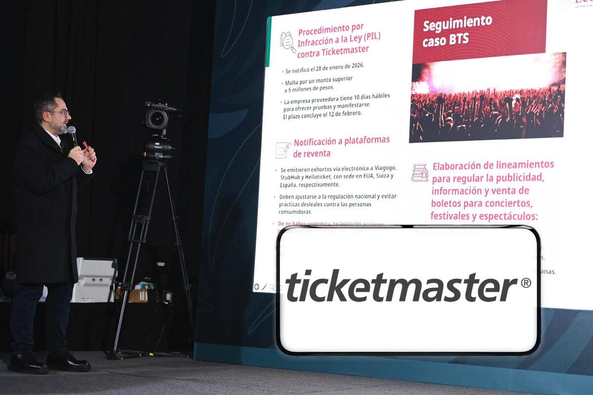 Profeco podría multar a Ticketmaster con más de 5 millones de pesos; tiene 10 días para presentar pruebas a su favor