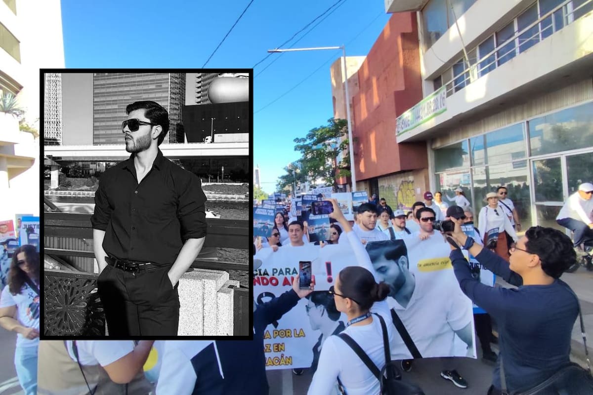 Cientos marchan en Culiacán para exigir justicia por Fernando Alan, víctima de fuego cruzado militar; el caso del joven fue atraído por la FGR