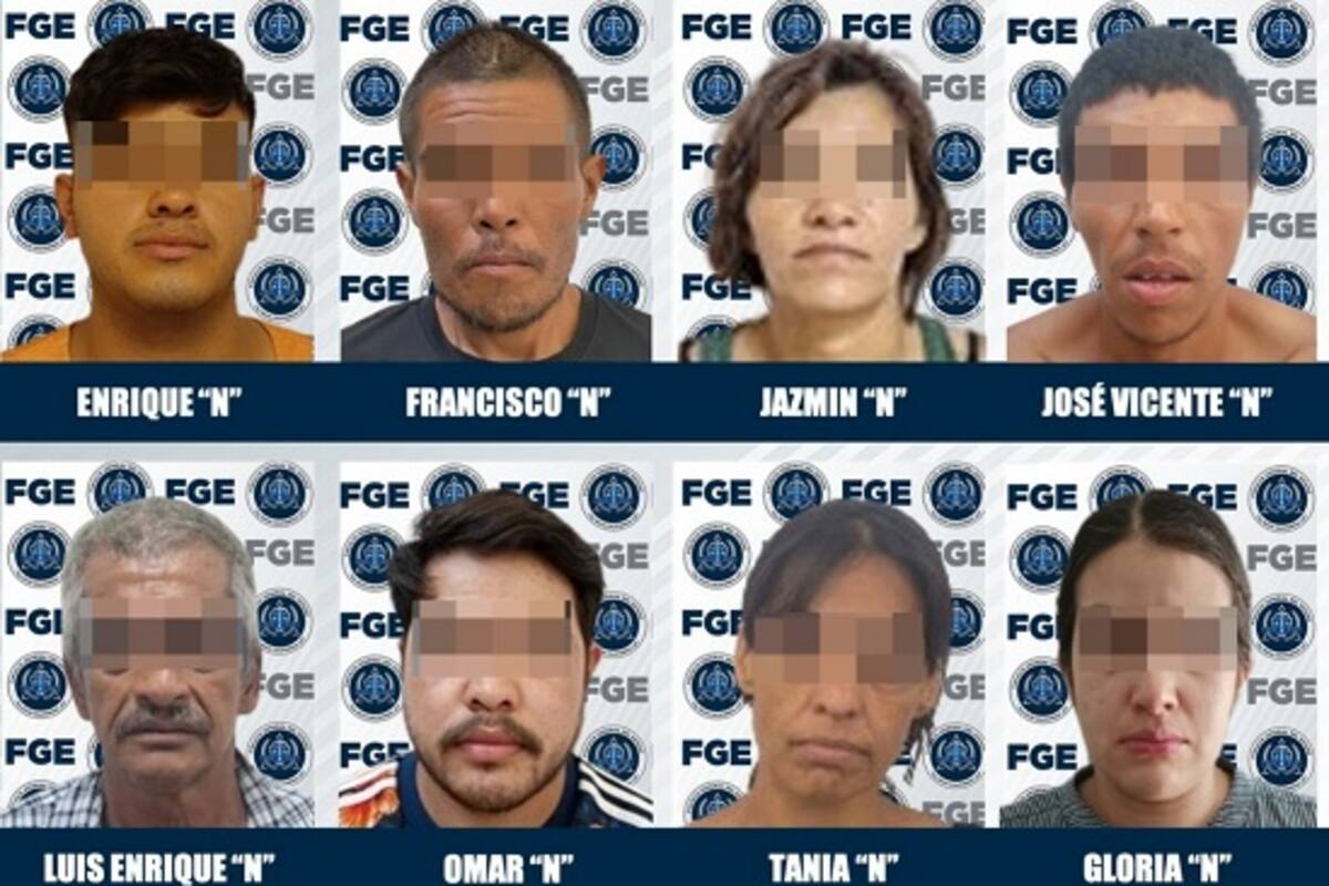 Detienen a 8 con órdenes de aprehensión