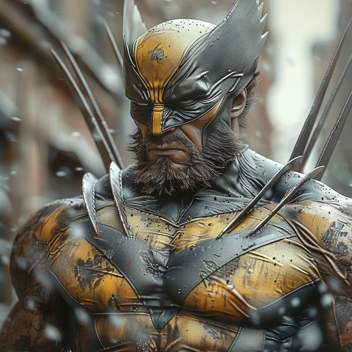 Wolverine, interpretado por Hugh Jackman en las películas, cobra nueva vida en las representaciones visuales de la inteligencia artificial.