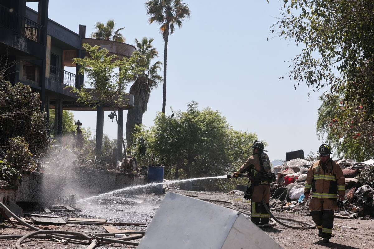 El inmueble estaba ubicado en la colonia Buena Vista de la ciudad de Tijuana. Foto: Sergio Ortiz
