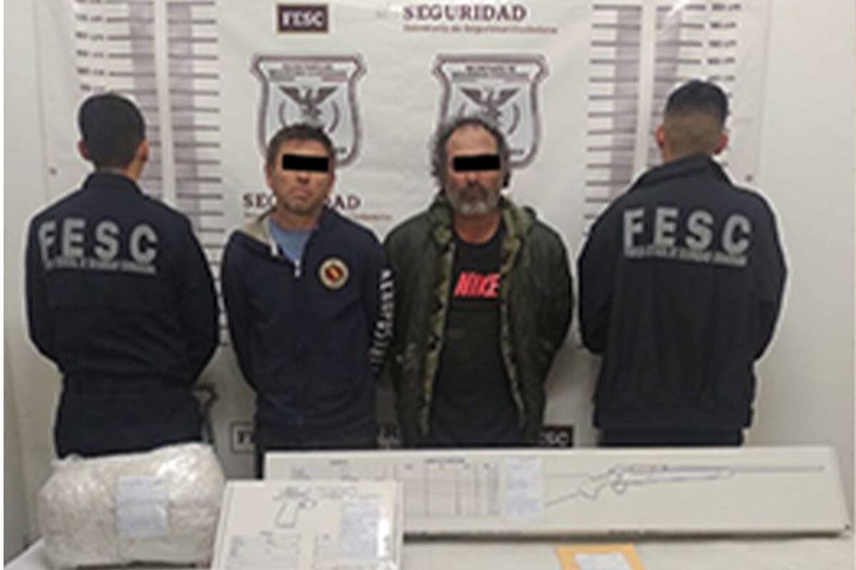 Incautan armas de fuego y mariguana en Valle de la Trinidad; hay dos detenidos