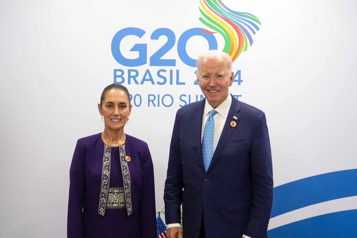 Sheinbaum y Biden se reúnen en el G20 de Brasil y hablan se migración, seguridad y economía