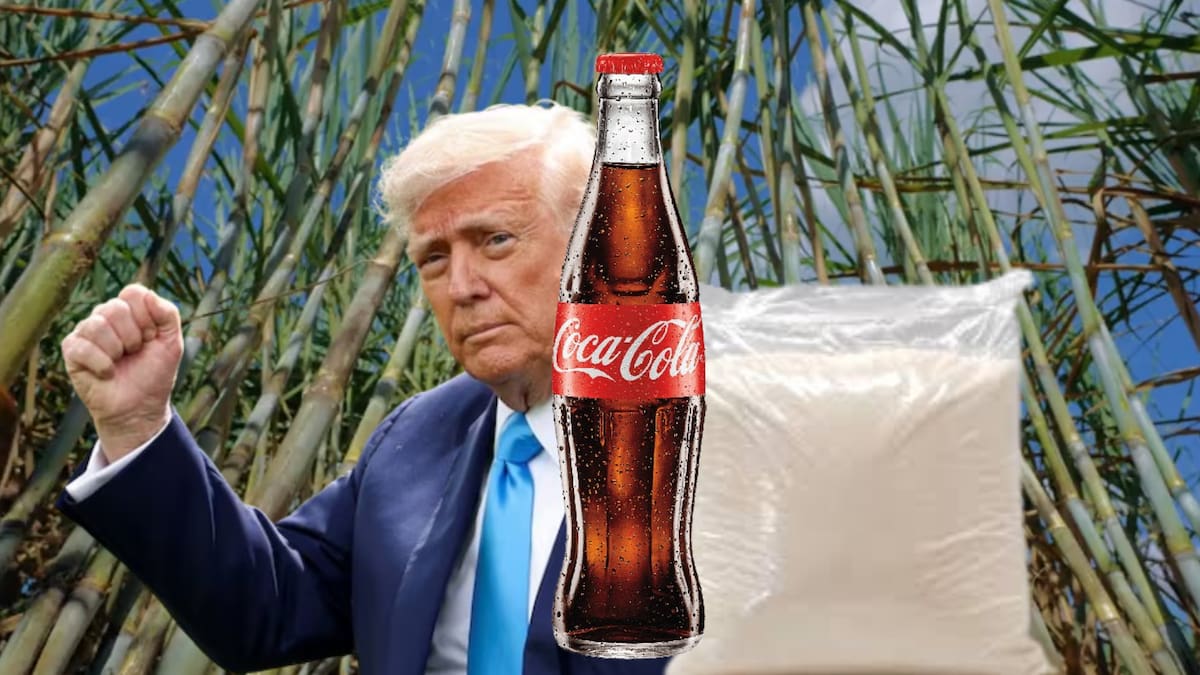 Donald Trump, presidente de Estados Unidos, parece preferir la receta mexicana de la Coca-Cola y pide que también la endulcen en su país con caña de azúcar real. | Reuters, The Coca-Cola Company, Pexels