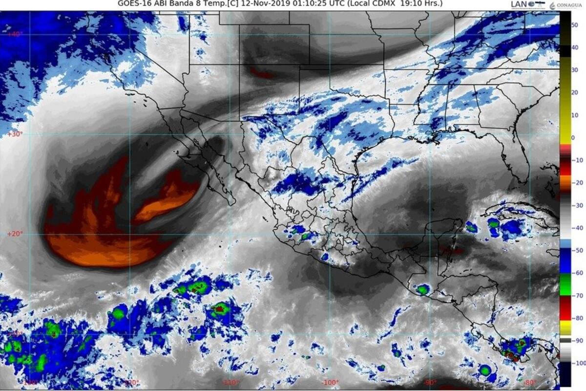 Pronóstico del clima: Prevén lluvias fuertes para Sonora, Chihuahua y Sinaloa
