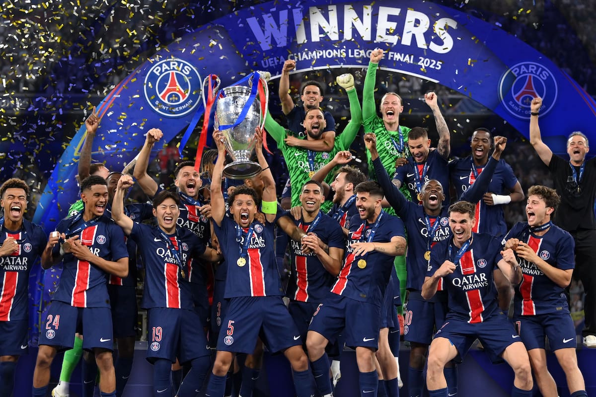 PSG rompió un récord histórico: Las mayores goleadas en finales de Champions