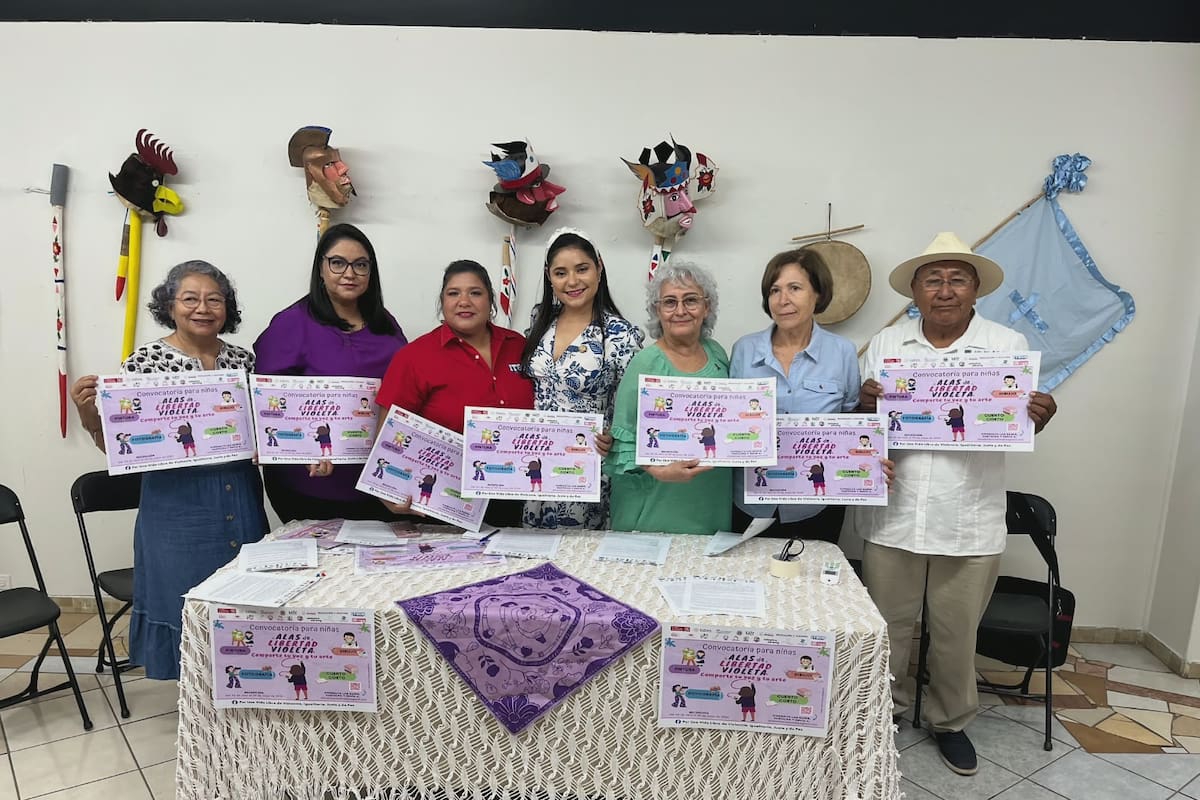 Lanzan la segunda edición de “Alas de Libertad Violeta”: Esperan más de 200 participantes en convocatoria de arte para niñas
