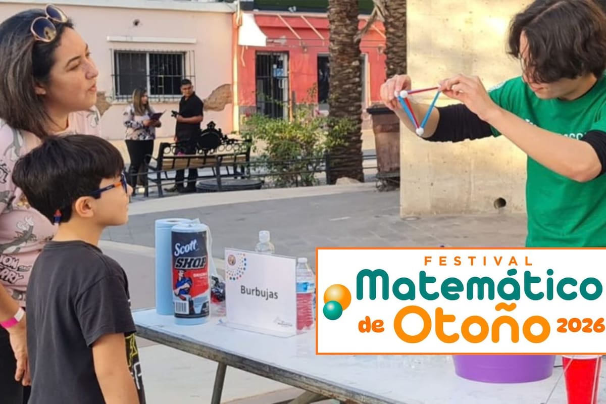 Festival Matemático de Otoño 2026 llega hoy al Parque Madero de Hermosillo con juegos gratuitos, Cubo de Rubik, Torres de Hanoi y retos para toda la familia