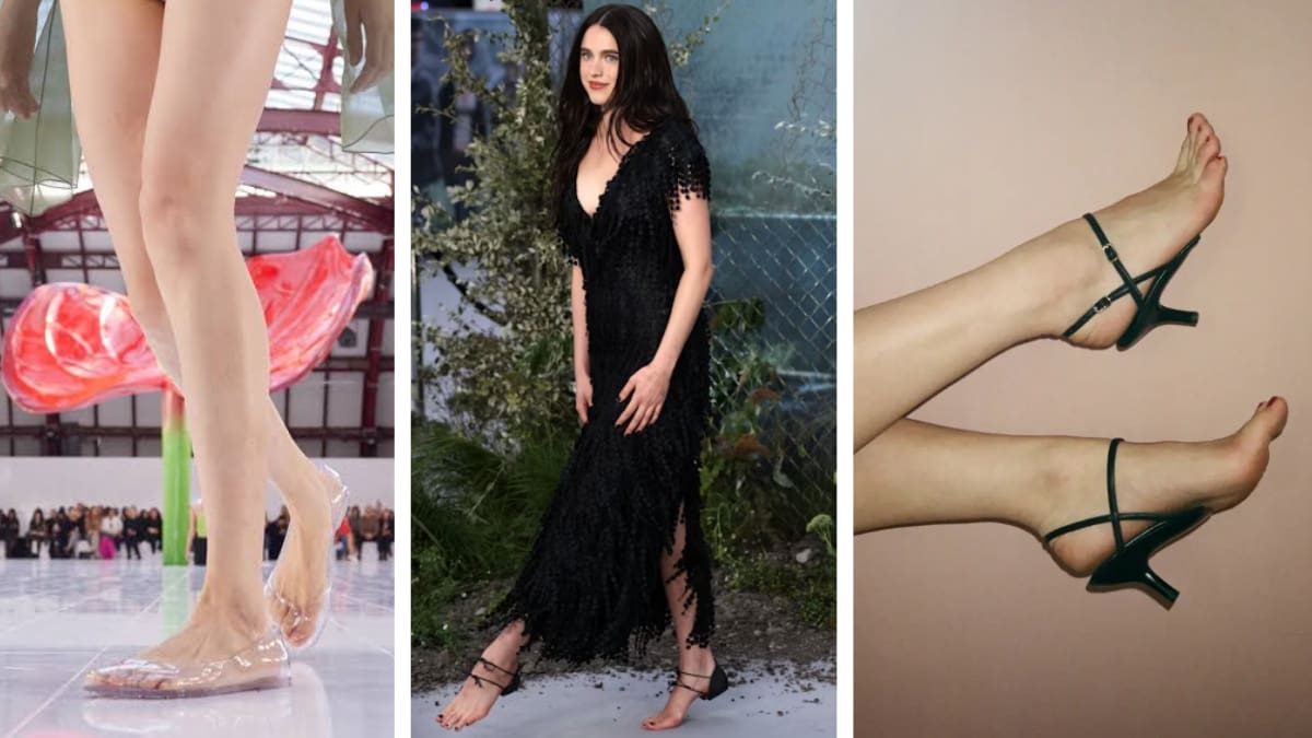 ¿El fin del calzado tradicional? De dónde surgió la tendencia de los “zapatos sin suela” que conquistó TikTok y la alta moda