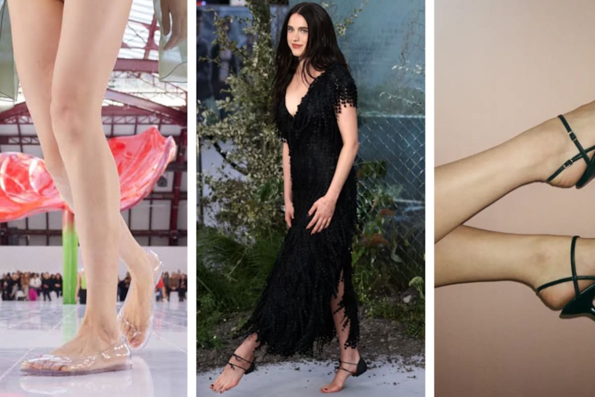 ¿El fin del calzado tradicional? De dónde surgió la tendencia de los “zapatos sin suela” que conquistó TikTok y la alta moda