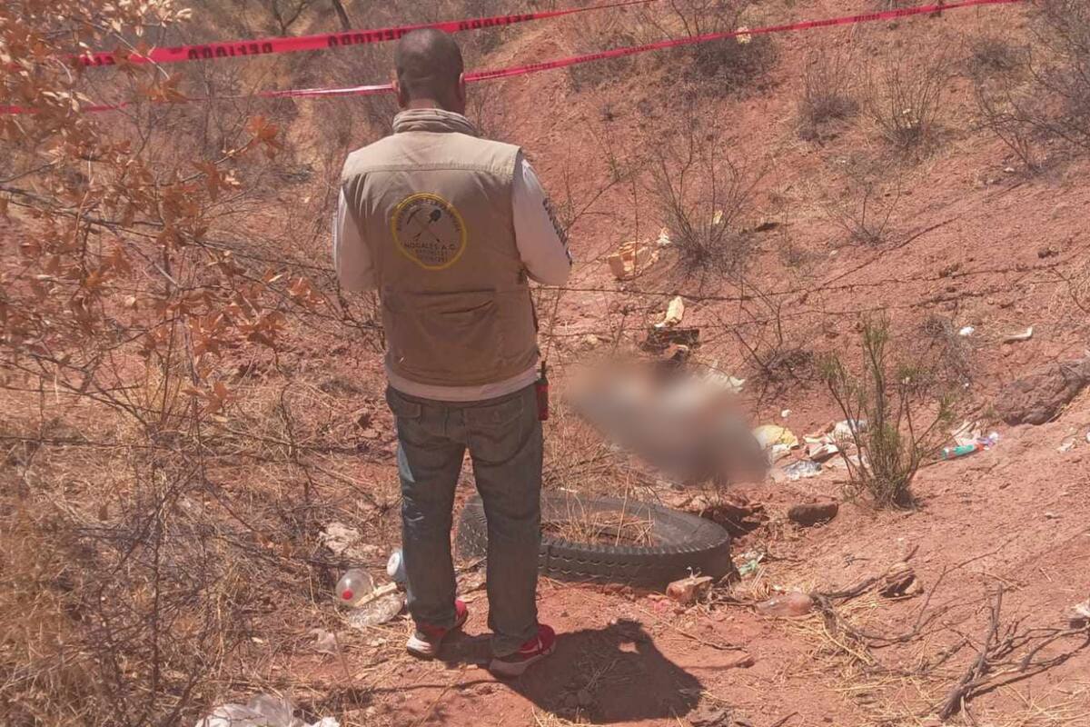 Encuentran el cuerpo de un hombre en zona despoblada de Nogales; este se reporta