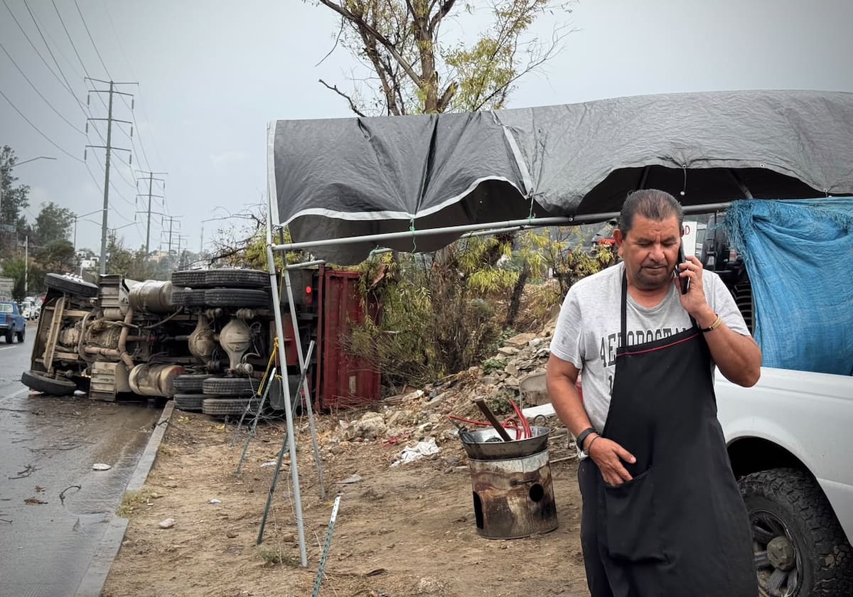 Los percances ocurrieron en una jornada en la que se prevén lluvias y fuertes vientos en Baja California por las condiciones meteorológicas asociadas a la tormenta tropical Rachel. Foto: Cortesía / Border Zoom