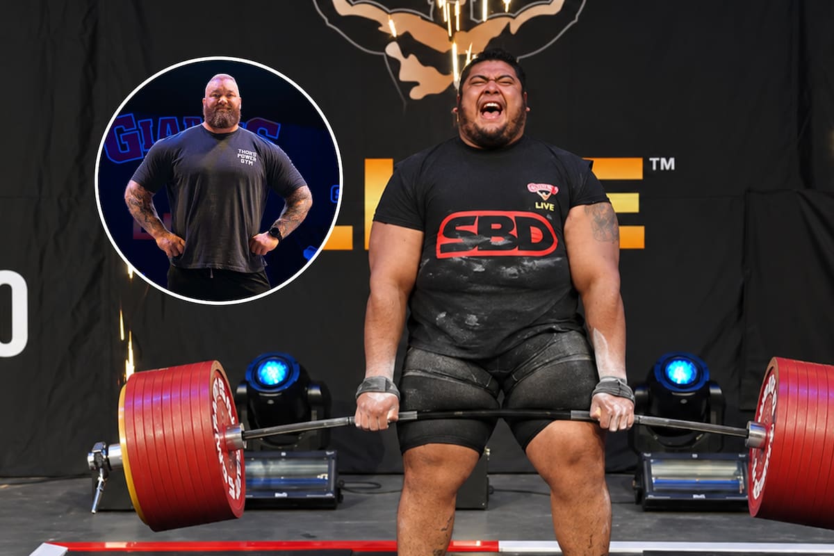 Raúl “Tayzon” Flores hace historia para México al levantar 511 kilos y arrebatarle el récord mundial de peso muerto a “La Montaña” de Game of Thrones