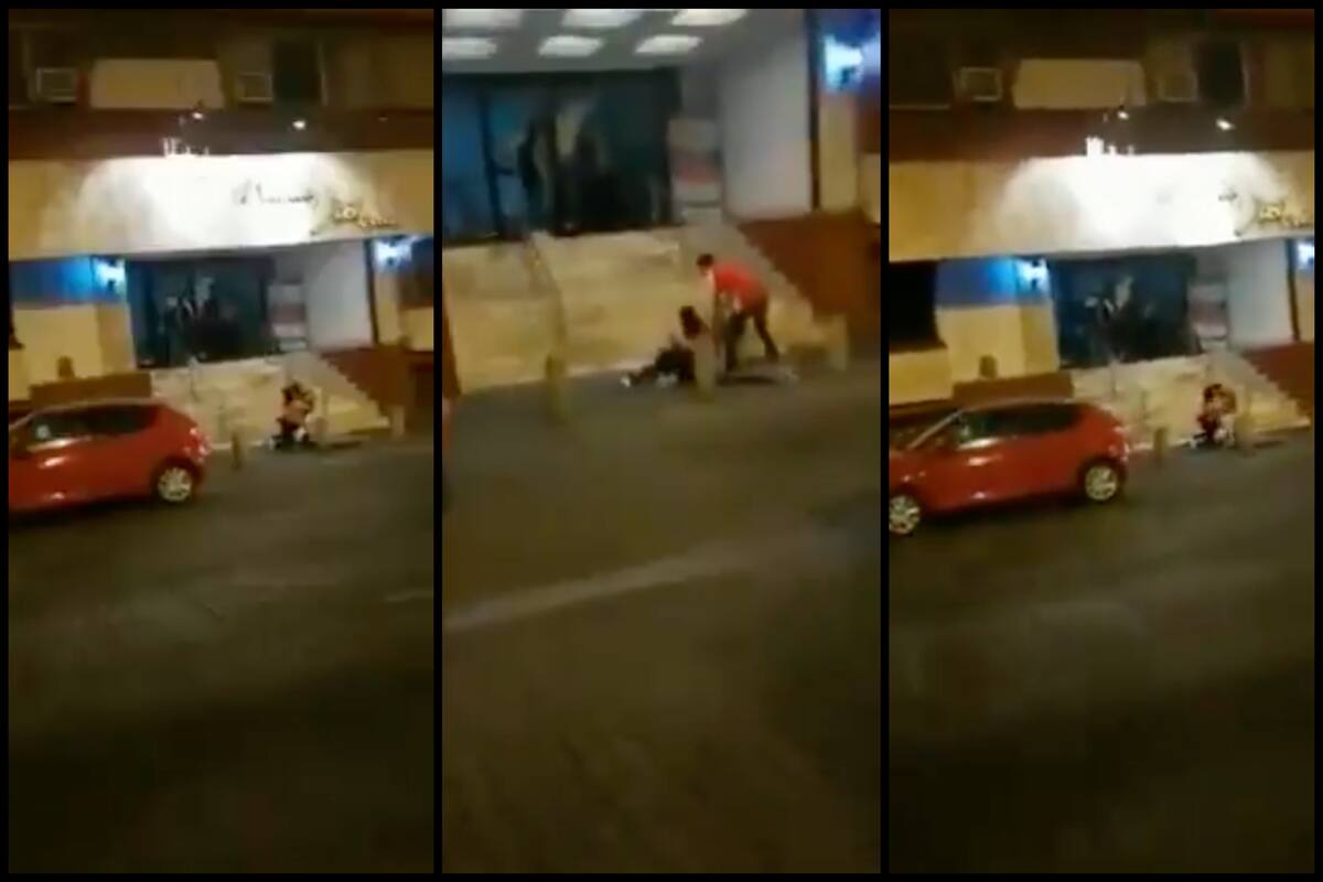 Graban a sujeto golpeando a una mujer en Veracruz; ya fue detenido