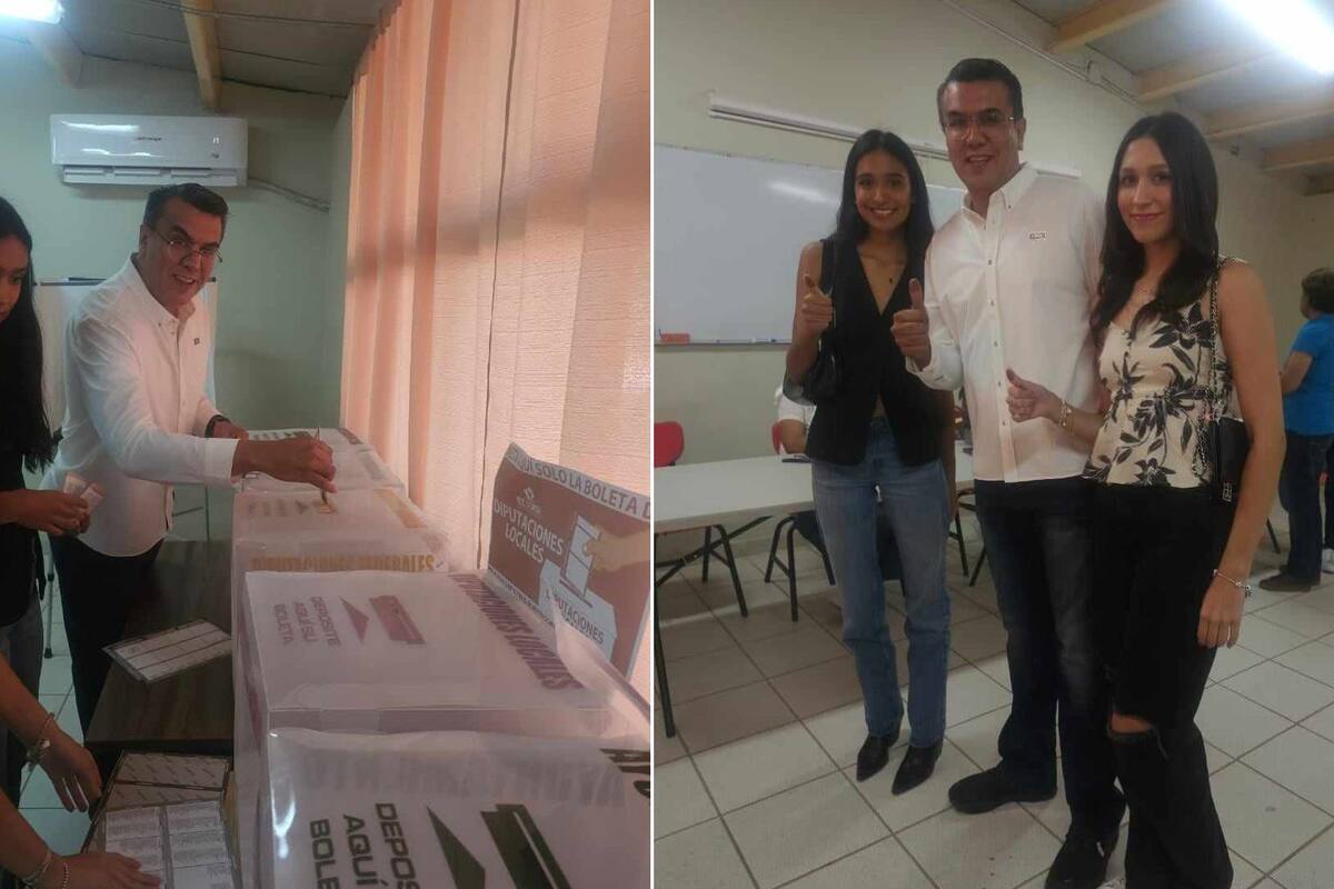 Ramon Flores ejerce su derecho al voto