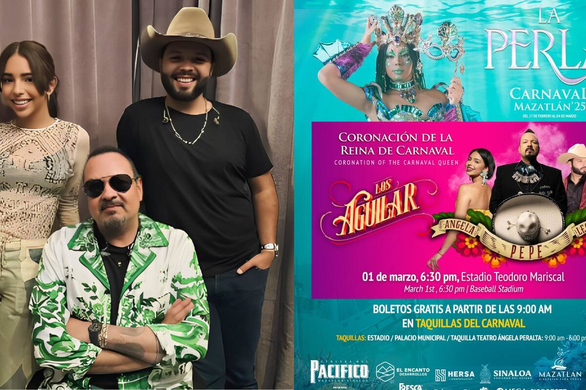 Los Aguilar reemplazarán a Grupo Firme en el Carnaval de Mazatlán 2025