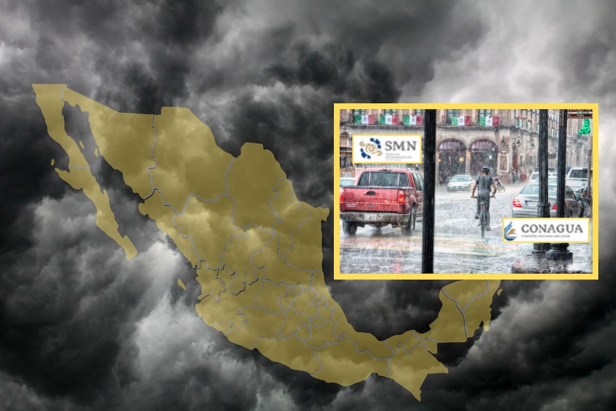 SMN alerta por lluvias intensas, tormentas eléctricas y calor extremo para este martes