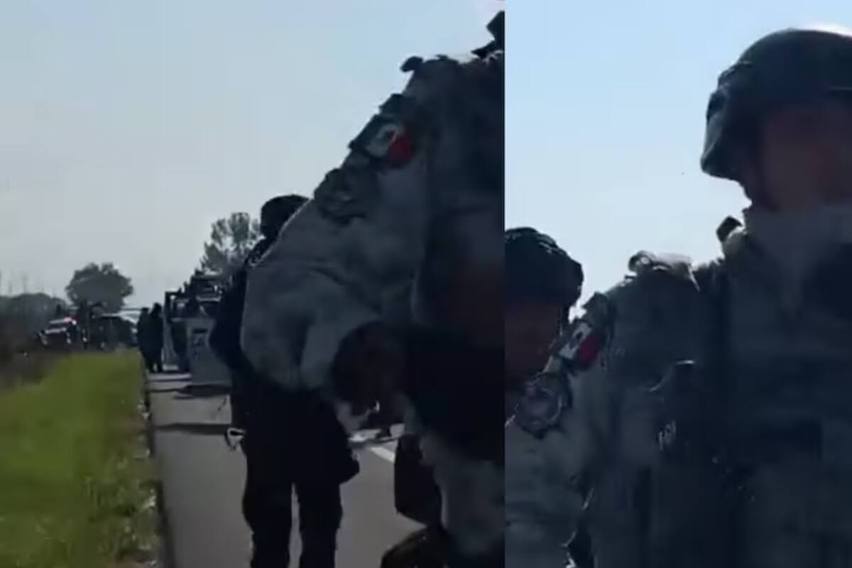 Guardia Nacional y policías agreden a reportera en plena transmisión en Celaya y la amenazan si el video circula en redes
