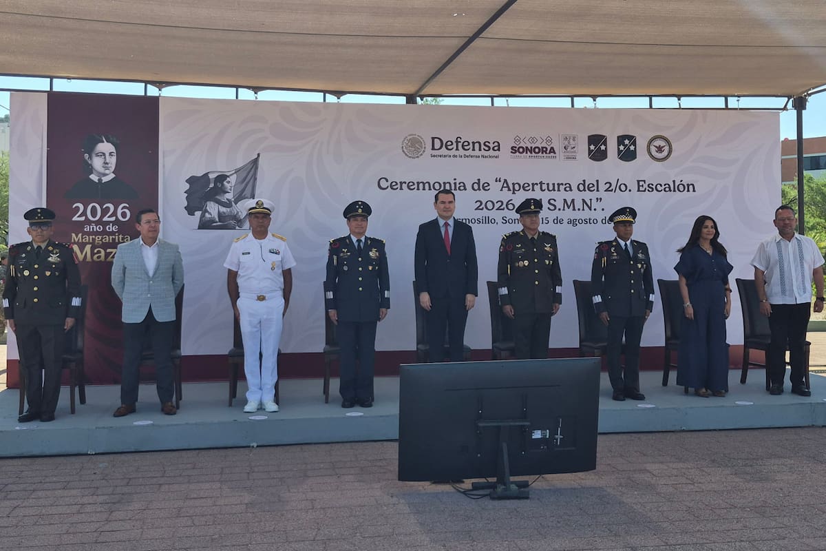 Inician 321 jóvenes el segundo escalón del Servicio Militar en Hermosillo