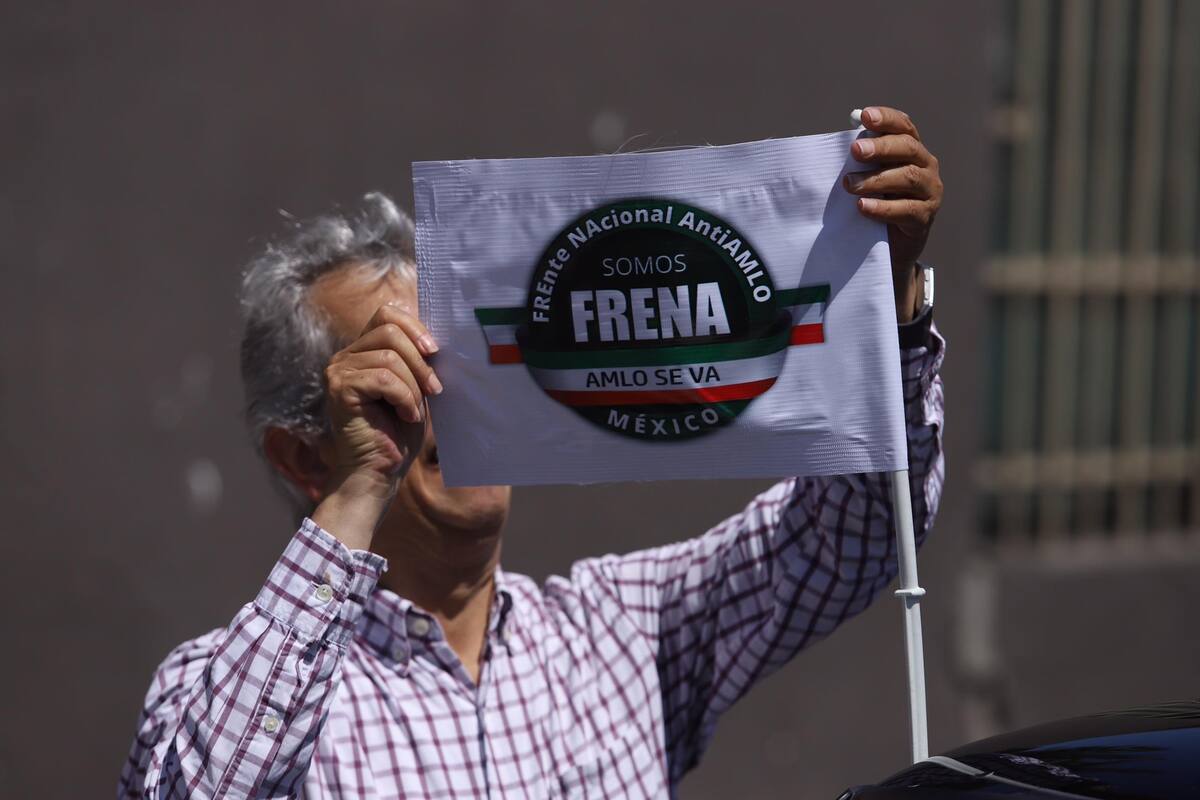 Protesta de nuevo vs AMLO