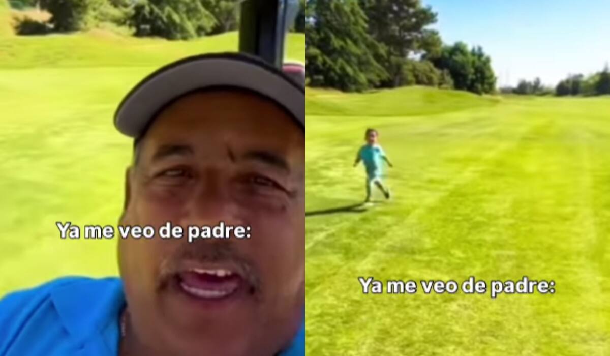 “Ya enfadó, puras preguntas de por qué y porque”: hombre graba el momento en que se sube a un carrito de golf dejando atrás a su hijo