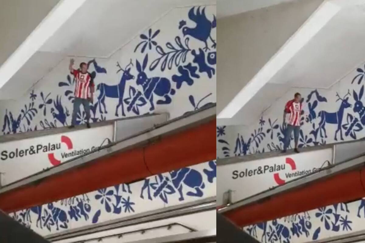 VIDEO: Policías de CDMX evitan que hombre atente contra su vida en Metro Barranca del Muerto