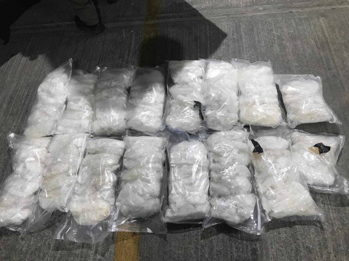 Detenido con 36 kilos de metanfetamina en Sonora