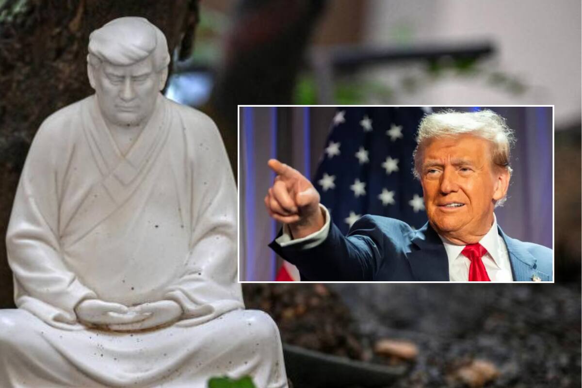 Estatuas de Trump versión Buda vuelven a ser tendencia en China