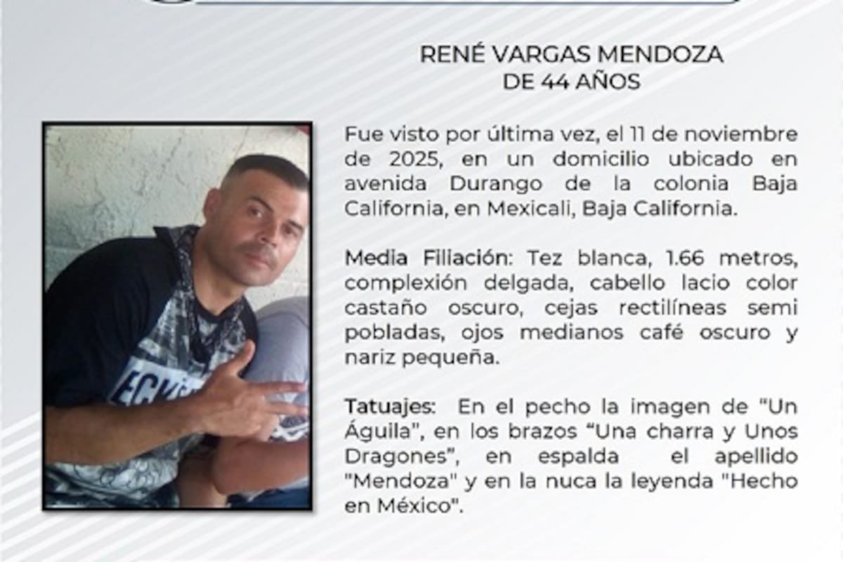 Familiares buscan a René: 20 días sin noticias de él