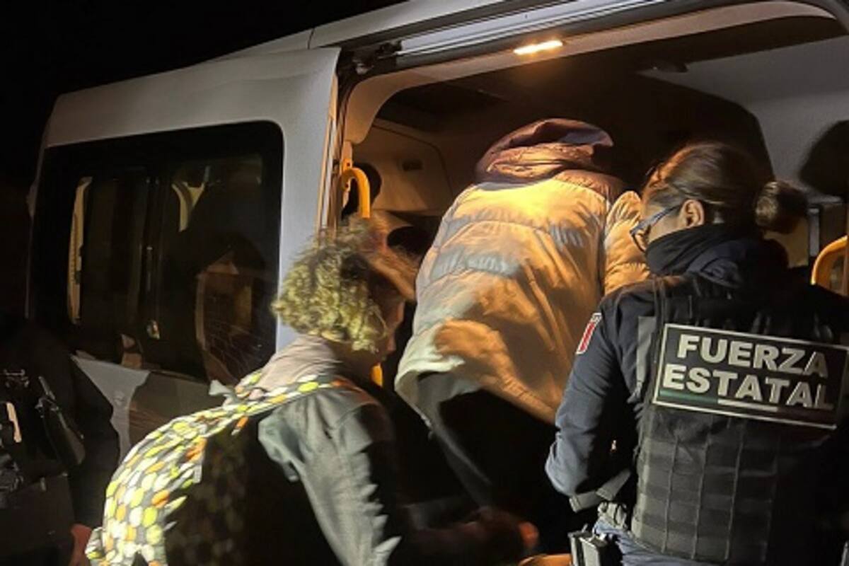 Grupo coordinado entre FESC, Defensa e INM, rescata a personas en condición de tránsito varadas Tecate
