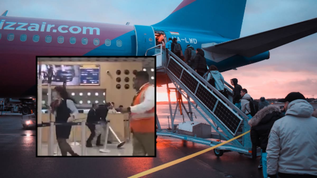 Video viral muestra pelea entre pasajeros y personal de Aeroméxico en el AICM después de que un viajero presuntamente dañó la aeronave y puso en riesgo la seguridad del vuelo