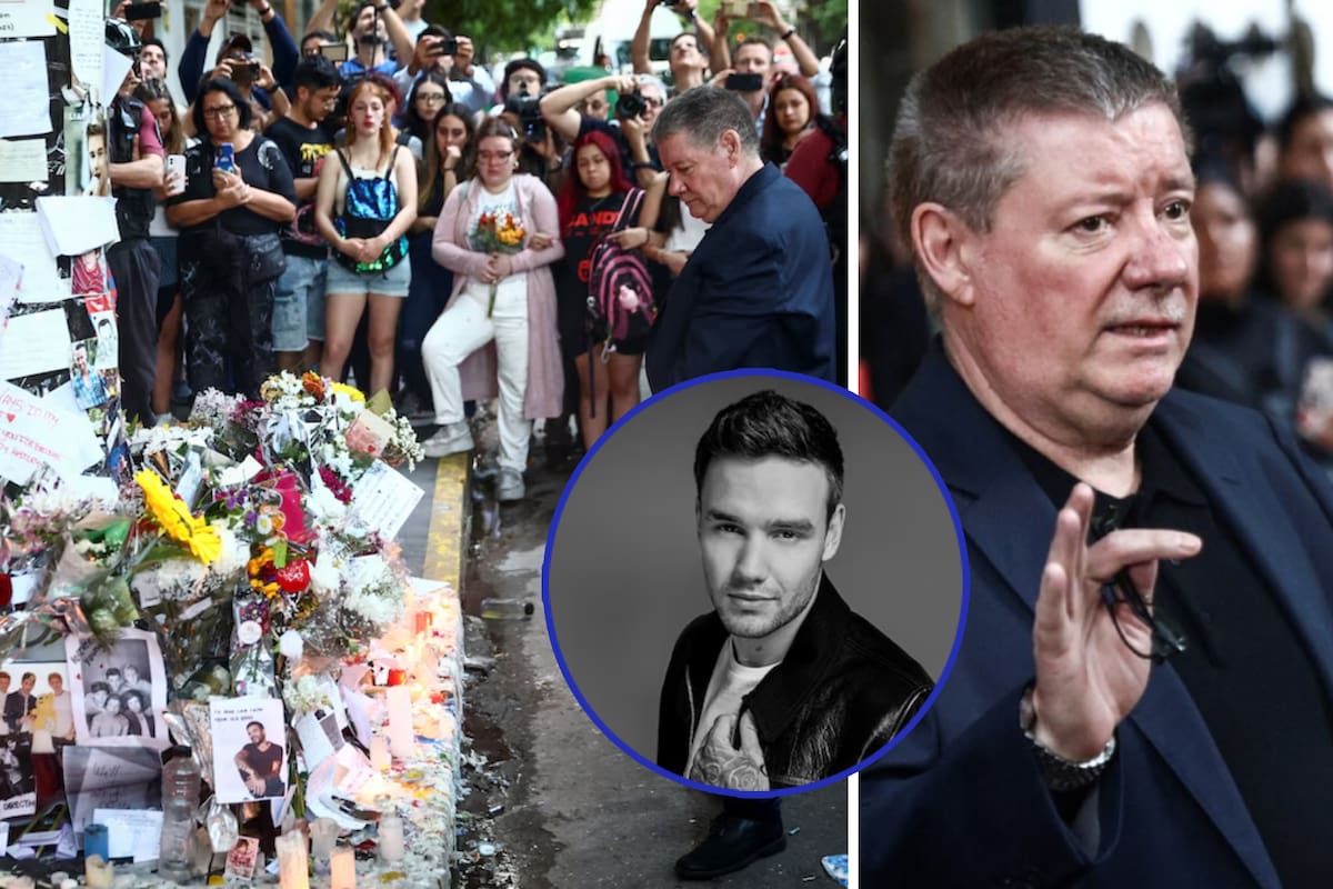 Padre de Liam Payne visita emotivo santuario hecho por fans