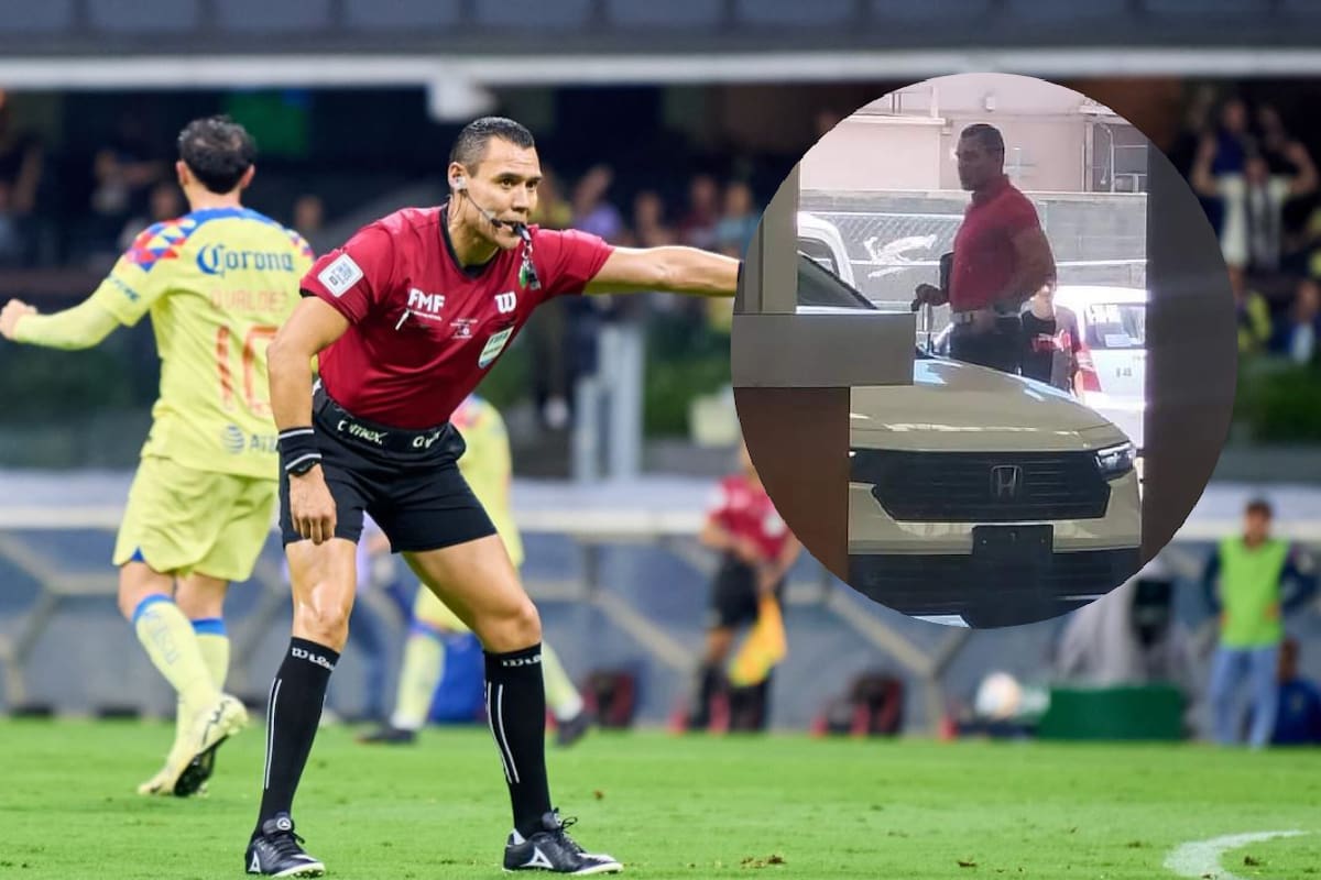 Árbitro de la Final América vs. Cruz Azul en polémica al comprar un auto de lujo