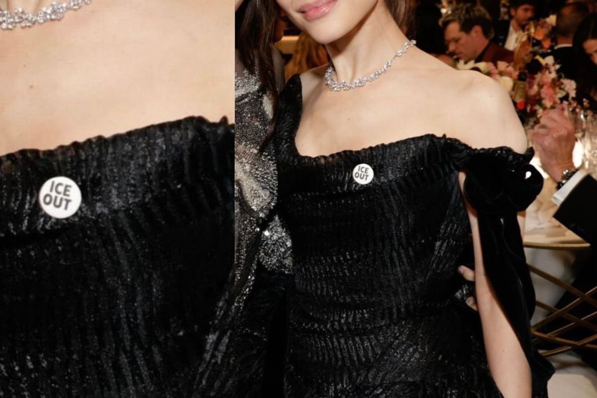 La protesta silenciosa de Ariana Grande contra ICE que pocos notaron en los Golden Globes