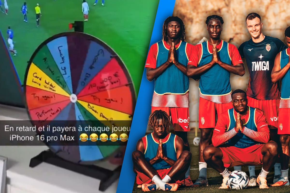 “iPhones para todo el equipo”: La ruleta de castigos del AS Monaco para los jugadores que llegan tarde