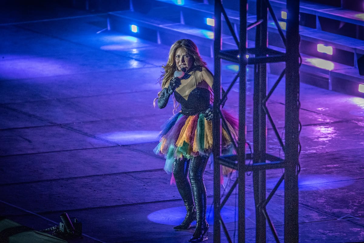 Gloria Trevi en Tijuana. Foto: Gustavo Suárez