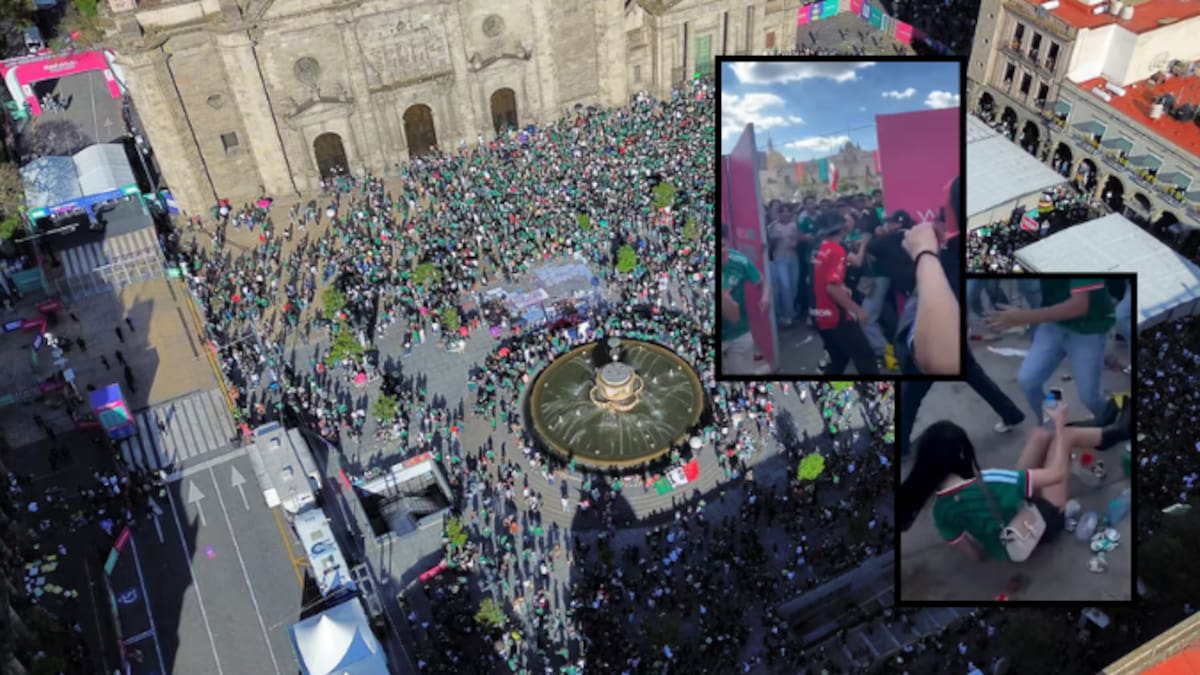 Robos, riñas y descontrol durante los festejos del Tri en el Ángel: la Fiscalía de la CDMX ya investiga 110 carpetas por delitos durante el Mundial